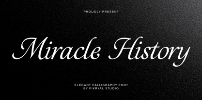 Miracle History Font Poster 1