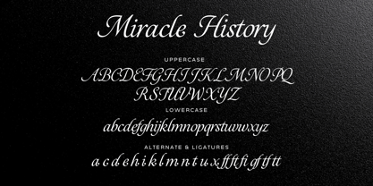 Miracle History Font Poster 14