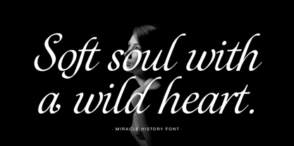 Miracle History Font Poster 13