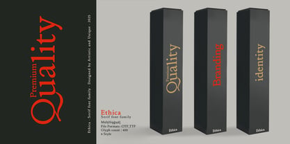 Ethica Font Poster 15