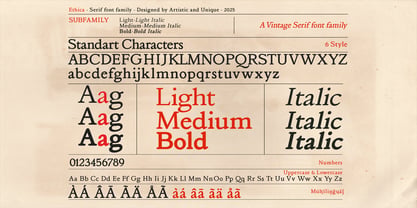 Ethica Font Poster 2