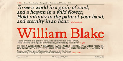 Ethica Font Poster 5
