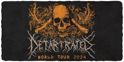 Rotator Font Poster 4