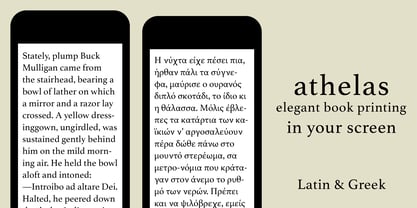 Athelas Font Poster 5