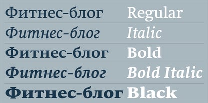Sirba Cyrillic Font Poster 3