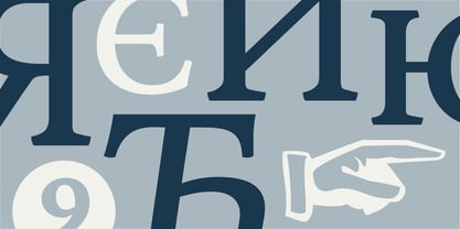 Sirba Cyrillic Font Poster 1