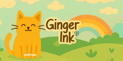 Ginger Ink Font Poster 1
