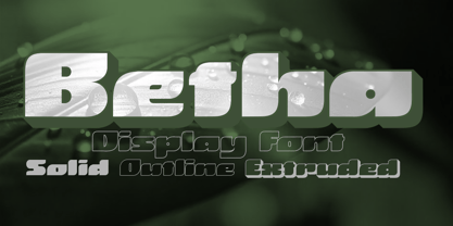 Betha Font Poster 1