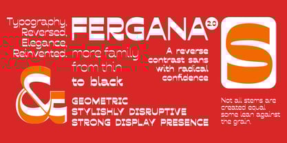 Fergana Font Poster 1