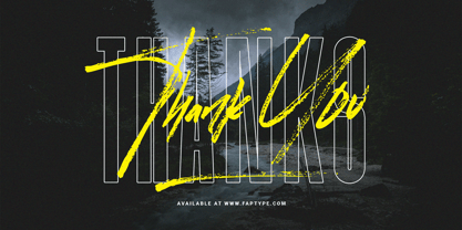 Malevolent Brush Font Poster 14