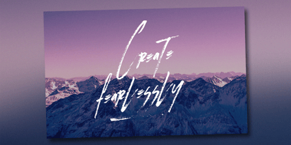 Malevolent Brush Font Poster 8