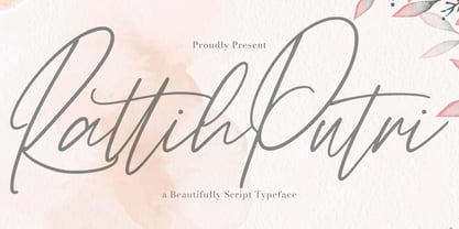 Rattih Putri Font Poster 1