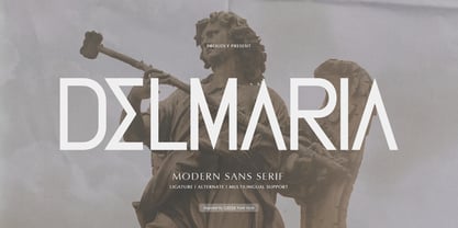 Delmaria Font Poster 1