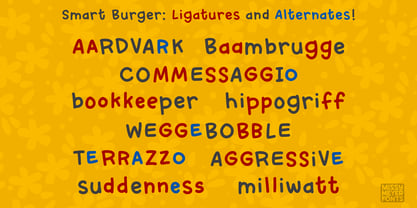 Smart Burger Font Poster 8