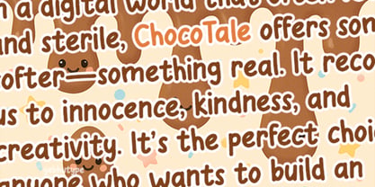 Choco Tale Font Poster 2
