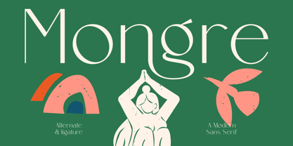 Mongre Font Poster 1