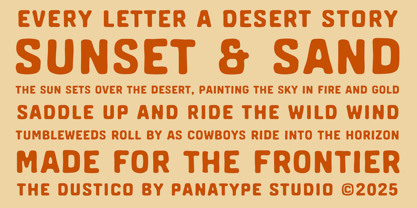 Dustico Font Poster 6