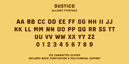 Dustico Font Poster 2