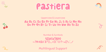 Pastiera Font Poster 9