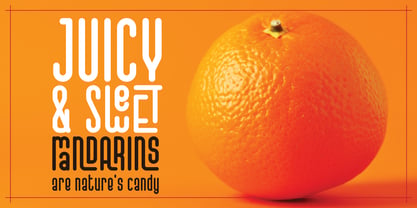Mandarineau Font Poster 2