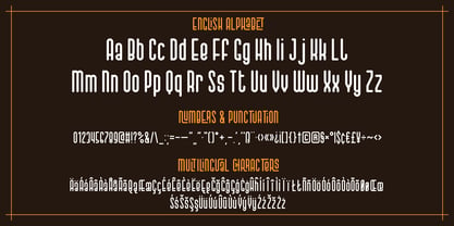 Mandarineau Font Poster 3
