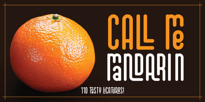 Mandarineau Font Poster 4