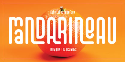 Mandarineau Font Poster 1