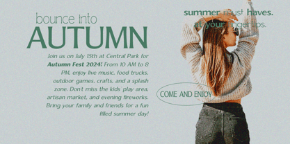 Gallion Pro Font Poster 3