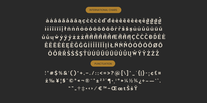 Namio Magah Font Poster 15