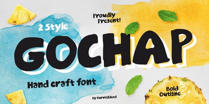 Gochap Font Poster 1