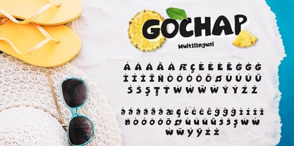 Gochap Font Poster 8