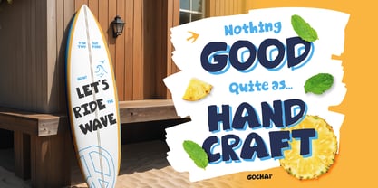 Gochap Font Poster 7