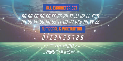 Super Baseball Font Poster 9