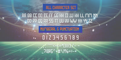 Super Baseball Font Poster 8