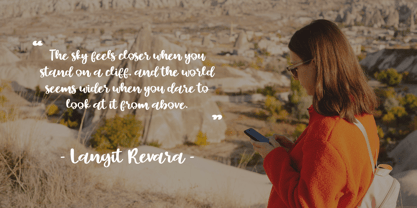 FA Handvara Font Poster 8