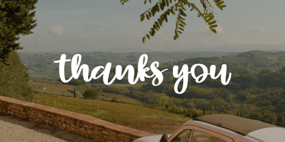 FA Handvara Font Poster 9