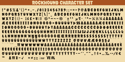 Rockhound Font Poster 6
