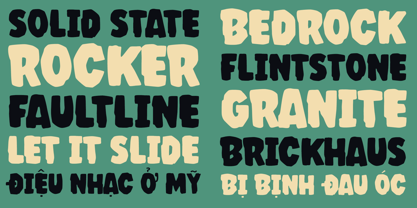 Rockhound Font Poster 2