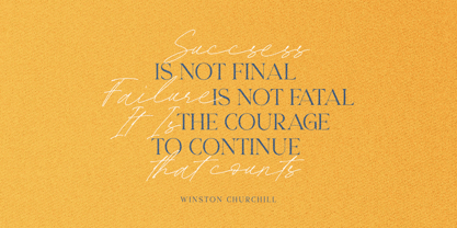 Sophia Hopkins Font Poster 4