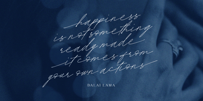 Sophia Hopkins Font Poster 5