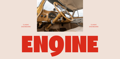 Cimo One Font Poster 4