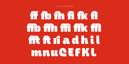 Cimo One Font Poster 13