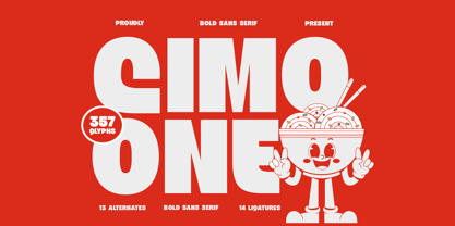 Cimo One Font Poster 1