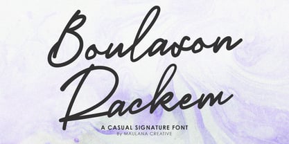 MC Boulason Rackem Font Poster 1