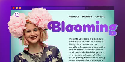 Qualion Round Font Poster 3