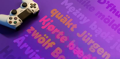 Qualion Round Font Poster 8