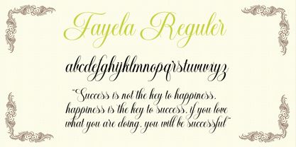 Fayela Font Poster 2