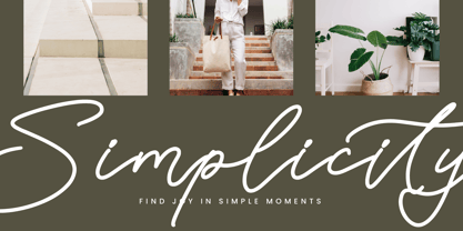 Silent Orchid Font Poster 12