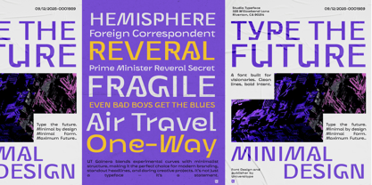 UT Goinera Font Poster 3