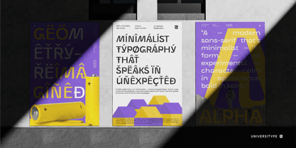 UT Goinera Font Poster 4